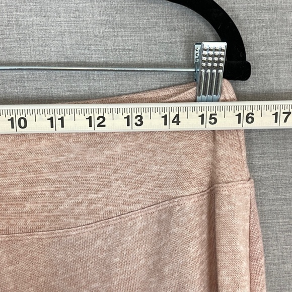 Danskin Layering Leggings Womens Large Hacci Pink Stretchy Soft Cuffed Ankles - Picture 6 of 9